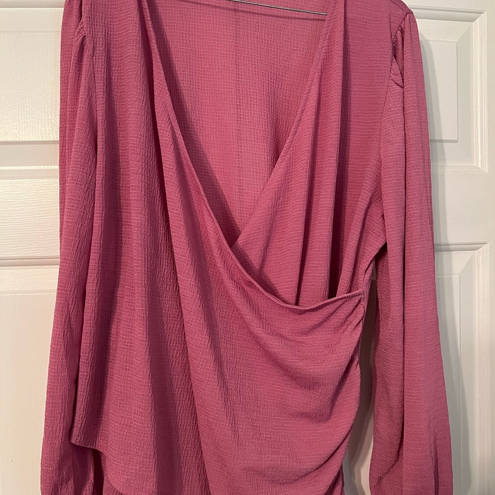 Pink blouse